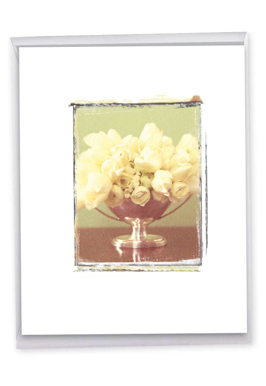 Foto Florals - Urn, Extra Large Sympathy Greeting Card - J9540ASMG-US