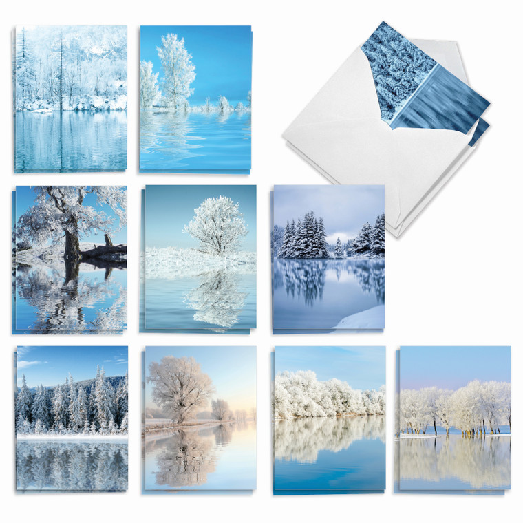 Tree-flections, Assorted Set Of Thank You Notecards - AM6134TYG