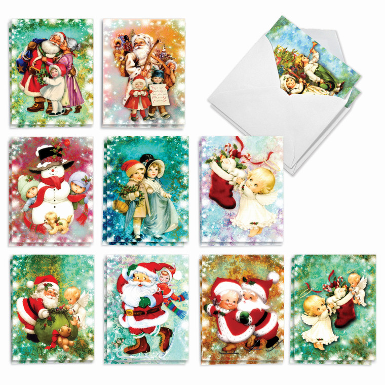 Holiday Kids, Assorted Set Of Christmas Notecards - AM7811XSG