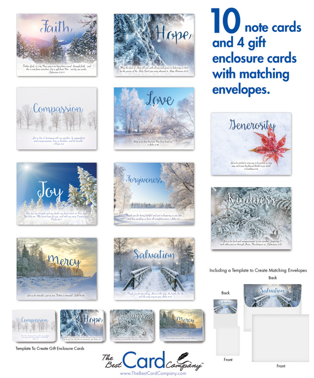 Holiday Devotions, Free Download Of Blank Christmas Notecards - S6661XSB