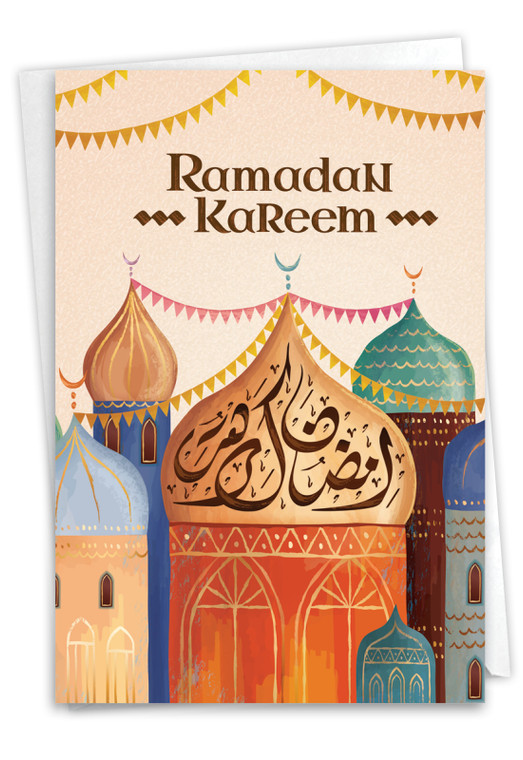 Generous Blessings, Printed Ramadan Greeting Card - C10913RDG