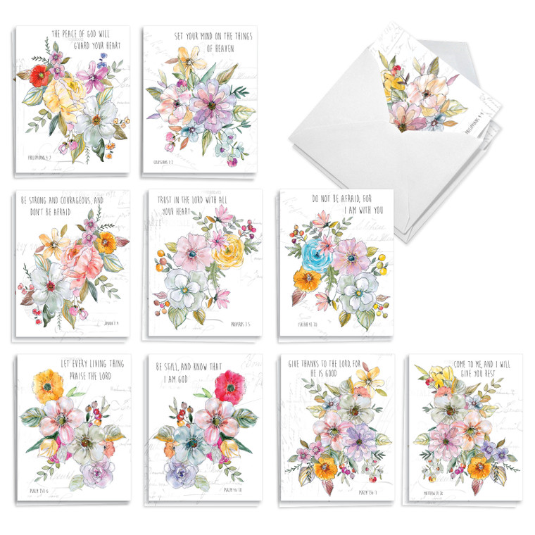 Rejoice, Assorted Set Of Printed Blank All Occasions Notecards - AM10691OCB-B2x10