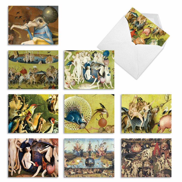 Hieronymus Bosch, Assorted Set Of Blank Notecards - AM6468OCB