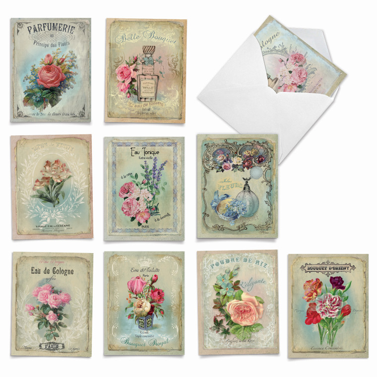 Scentiments, Assorted Set Of Thank You Notecards - AM6472TYG