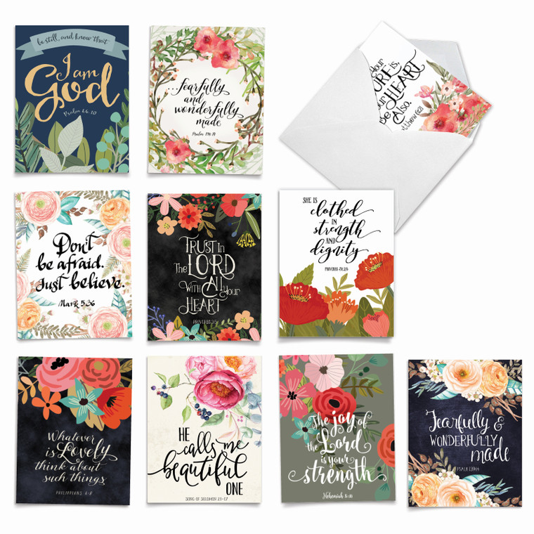 Praise Papers, Assorted Set Of Blank Notecards - AM6635OCB