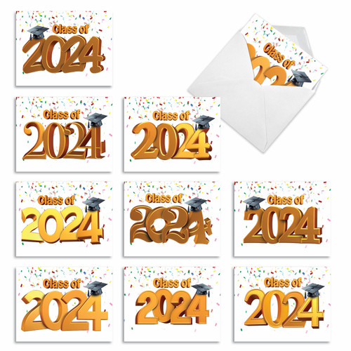 Class Of 2024 Assorted Set Of Printed Blank Graduation Notecards   F0213384 A183 47a6 A937 1a21444f099d  21449.1695067895.500.500 