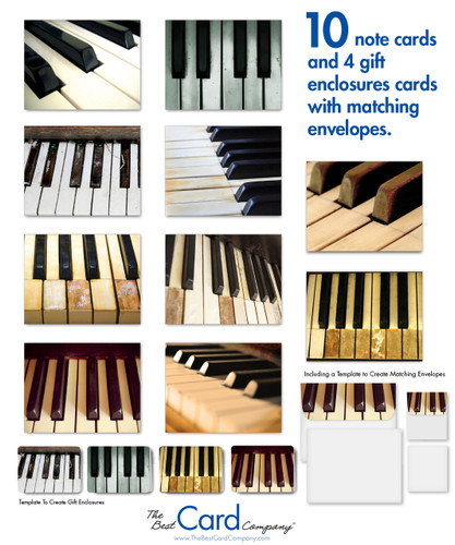 Key Notes. Photo Keynotes Piano Key Notecards Free Downloads - TheBestCardCompany