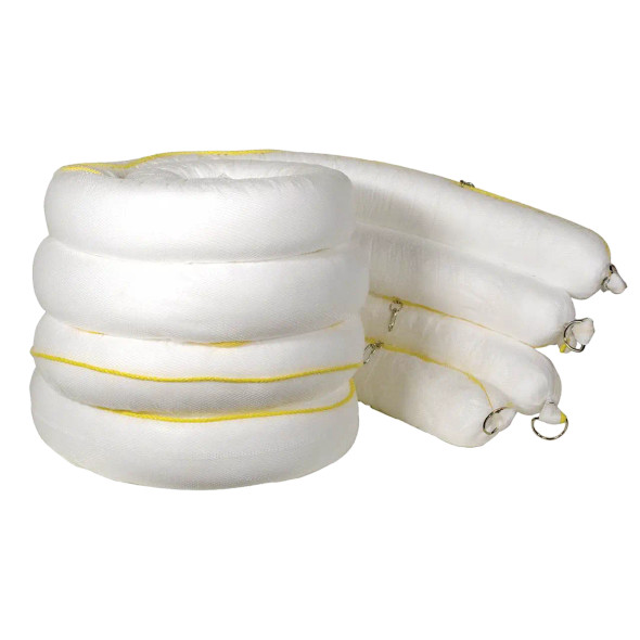 TOOLBOX® Meltblown Oil-Only Sorbents Boom (5 in x 10 ft) for oil spill containment