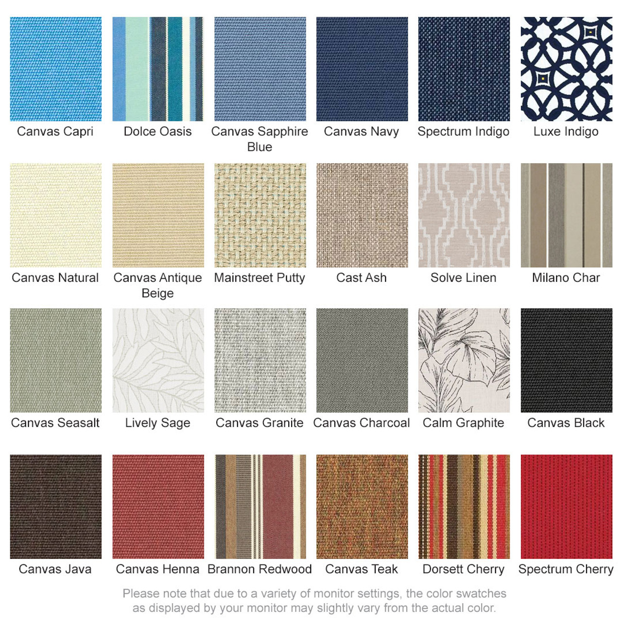 Upholstery Fabric Swatches