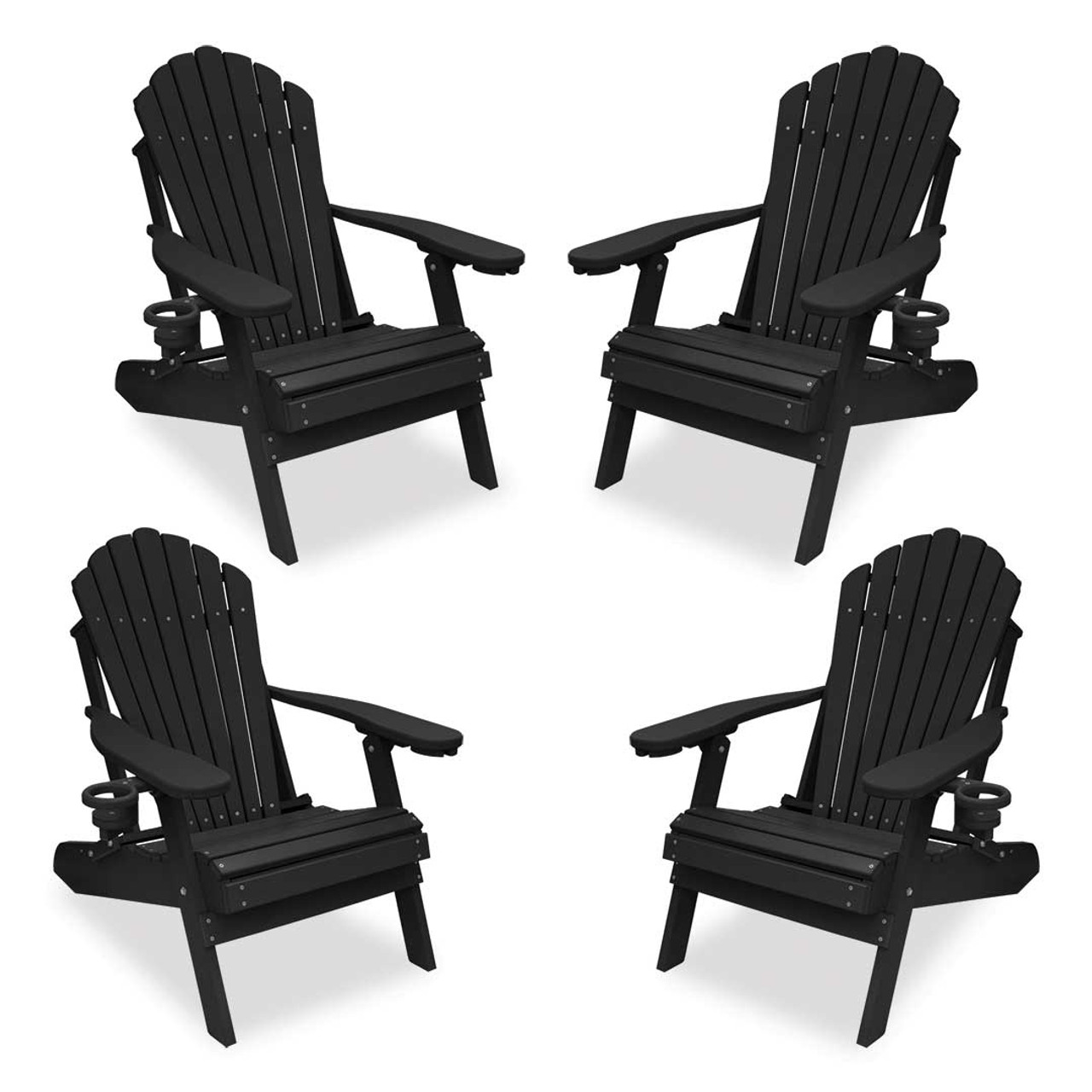 folding adirondack chair set of 4