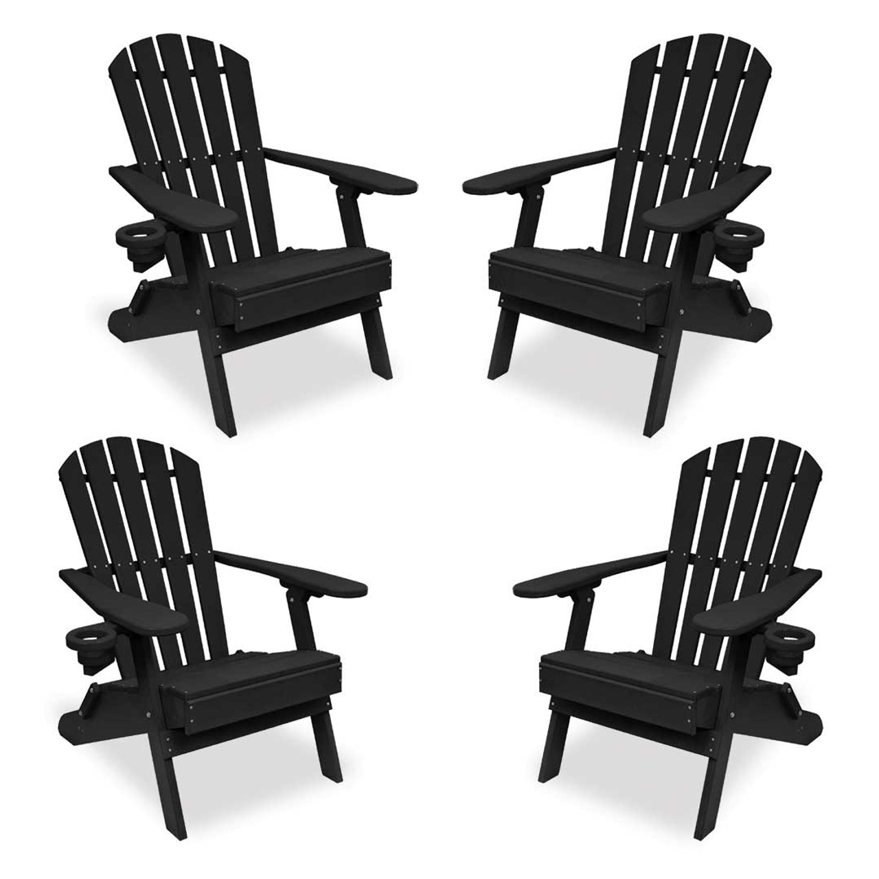 Outer Banks 4 Piece Value Line Adirondack Chair Set