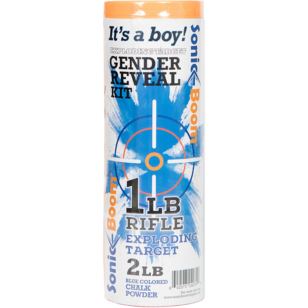 Sonic Boom Exploding Target Gender Reveal Kit Boy 1 lb. Blue - Freedom ...