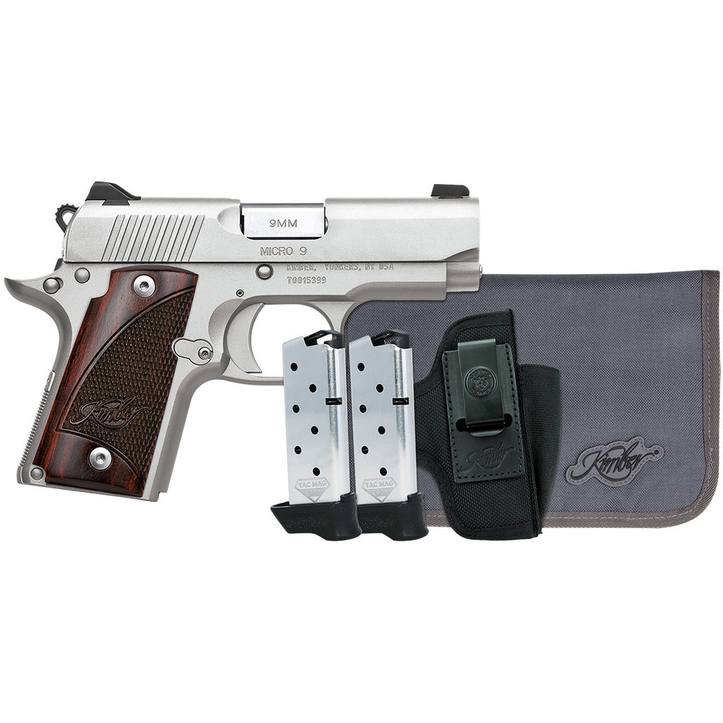 Kimber Micro 9 RTC Bundle 9mm 3.15 Stainless w/UM Tac Holster & 2
