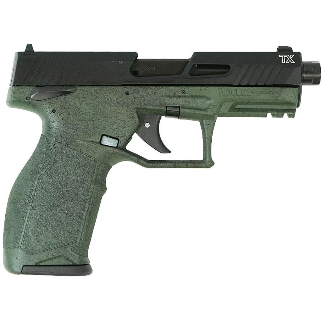 Taurus 2TX 22 Pistol 22 LR. 4.6 in. ODG Splatter/Black 16 rd. & 22