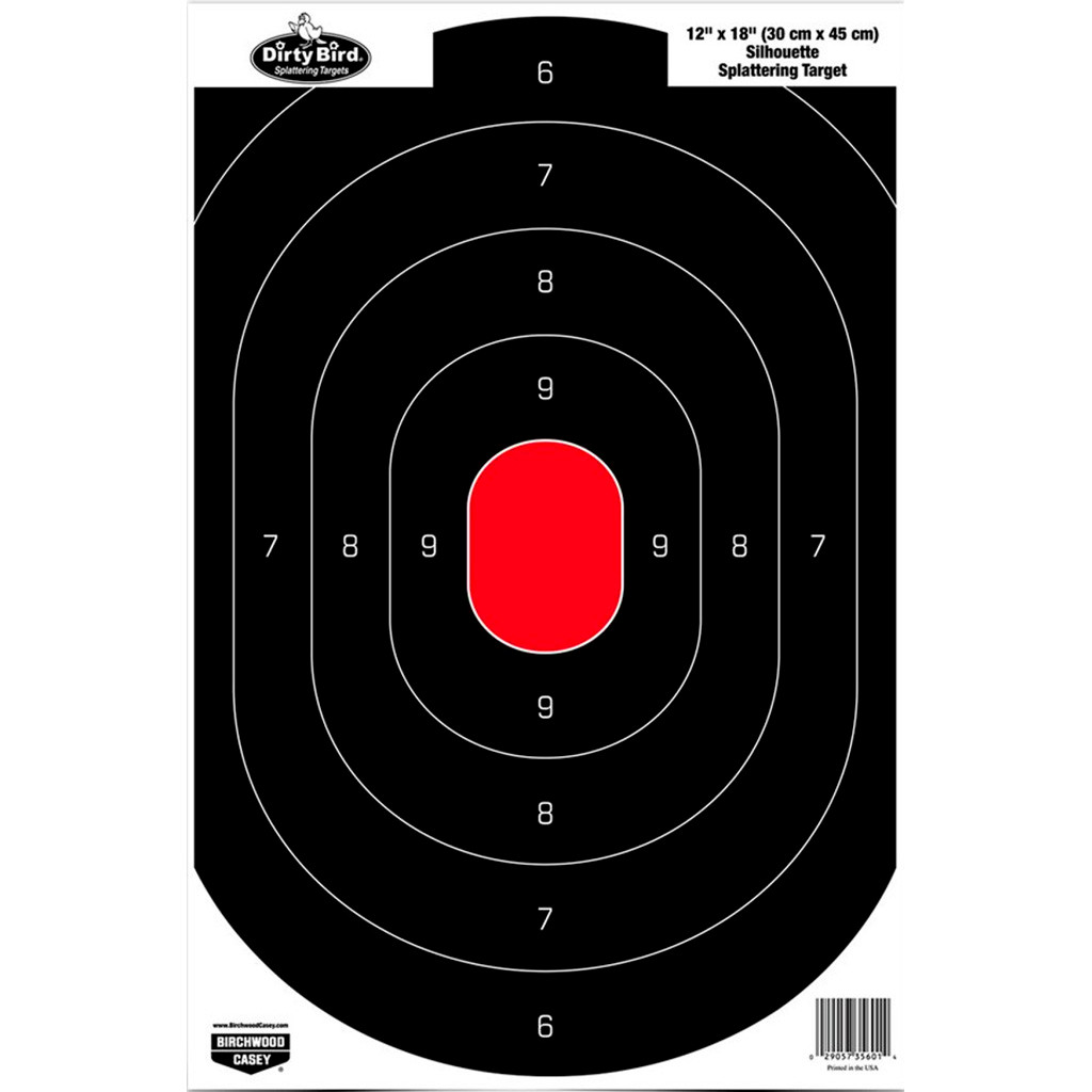Birchwood Casey Dirty Bird Silhouette Target 12 x 18 in. 100 pk