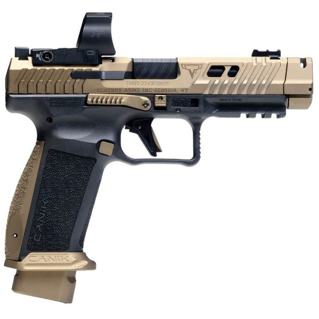 Canik TTI Combat Pistol 9mm 4.6 in. Bronze Mecanik Optic 18 rd