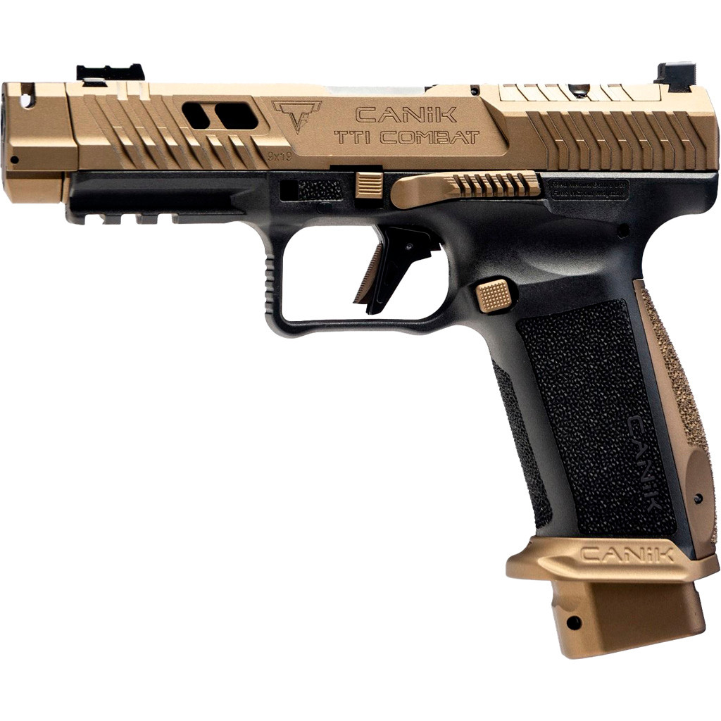 Canik TTI Combat Pistol 9mm 4.6 in. Bronze 18 rd. - Freedom Armory