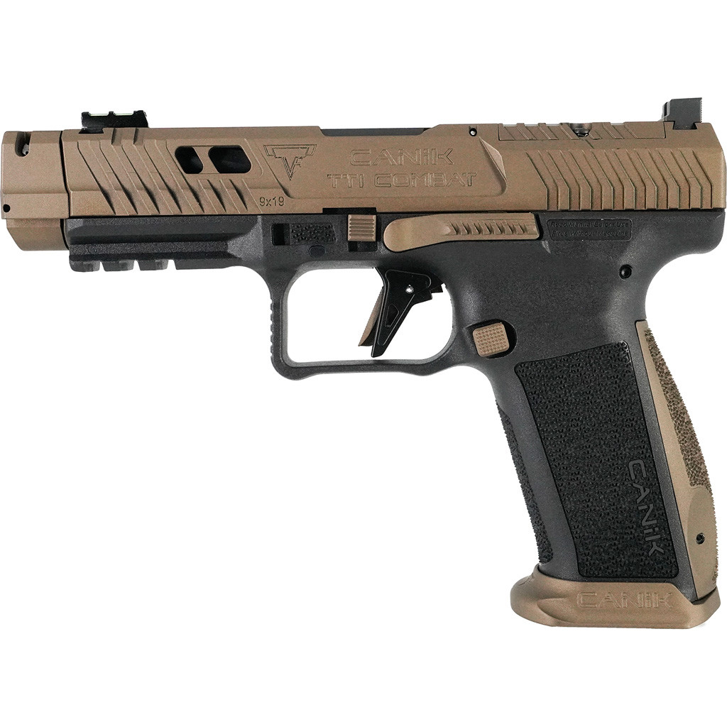 Canik TTI Combat Pistol 9mm 4.6 in. Bronze 18 rd. - Freedom Armory