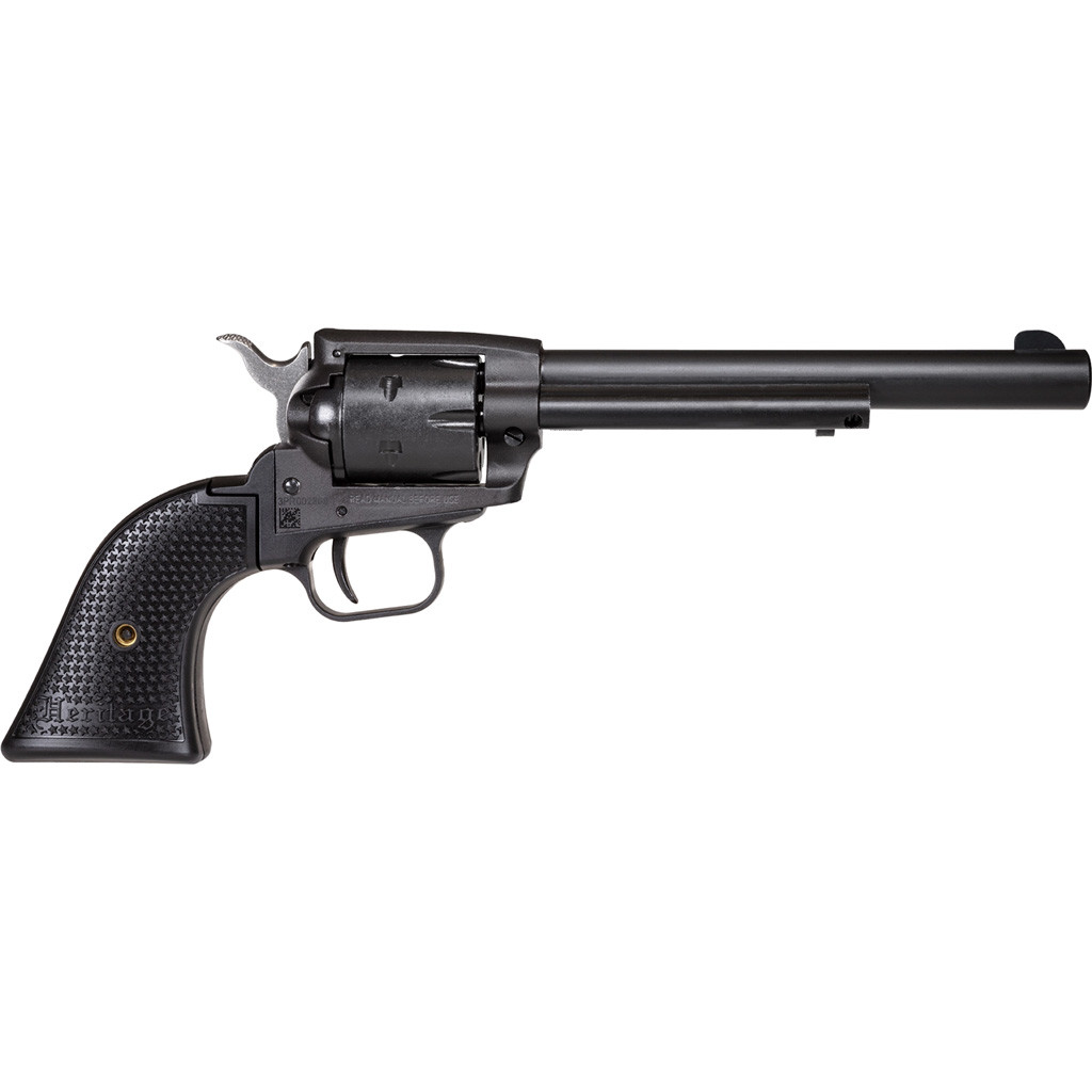 Heritage Rough Rider Steel Frame Revolver 22 LR. 6.5 in. Black