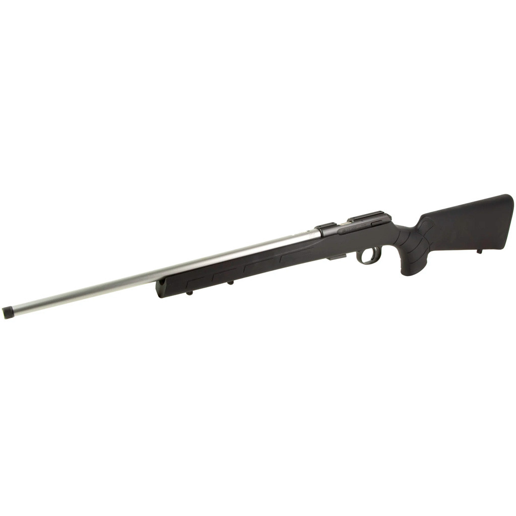 CZ 457 American Rifle 22 LR 20 in. Stainless/BLK Threaded 1/2X28