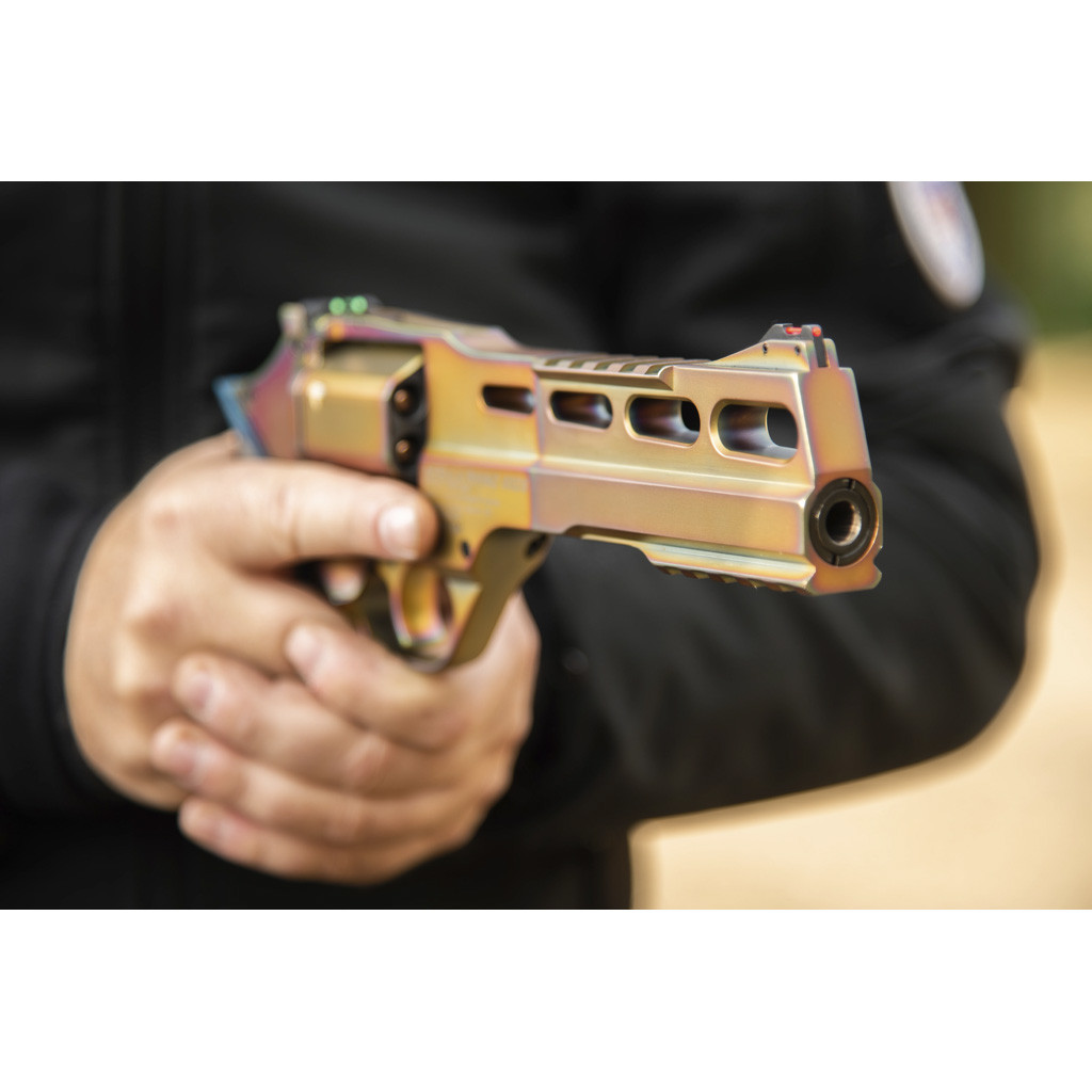 Chiappa Rhino 60DS Revolver 357 Mag 6 in Nebula / Blue Grip 6 Shot