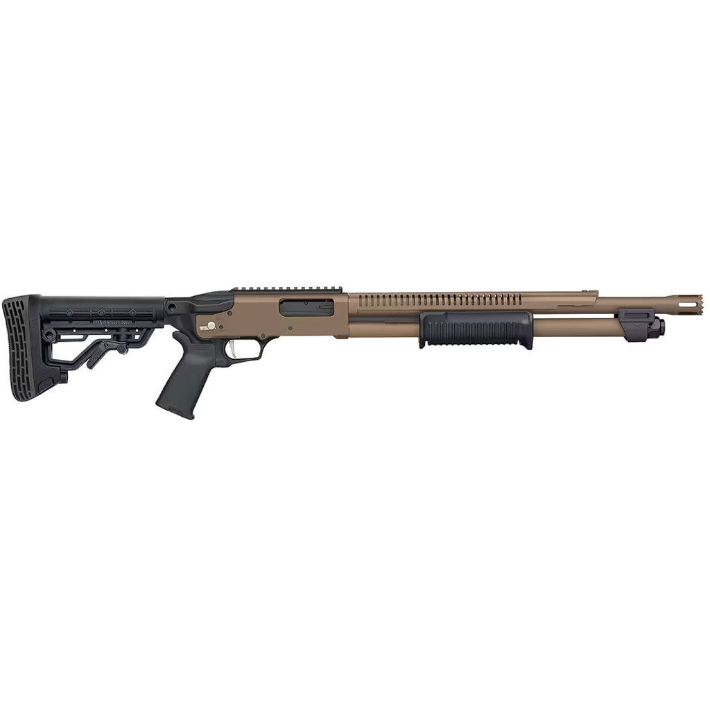Mossberg 590R Cerakote Shotgun 12 ga. 18.5 in. FDE Standoff Barrel