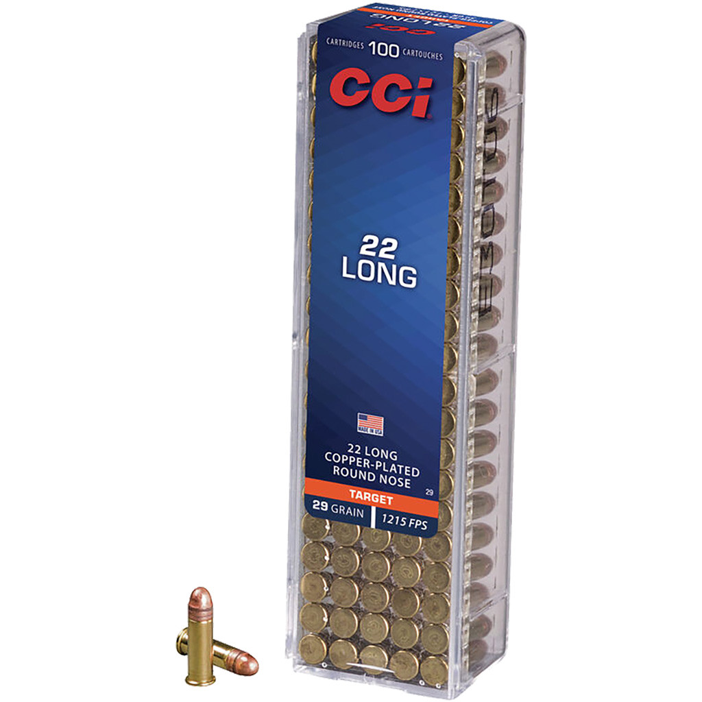 CCI Target & Plinking Rimfire Ammo 22 Long 29 gr. Copper-Plated