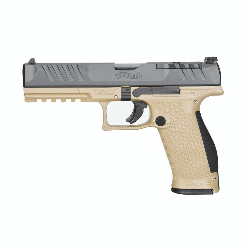 Walther PDP Full Size Optic Ready Pistol 9mm 5 in. Two-Tone Tan 18