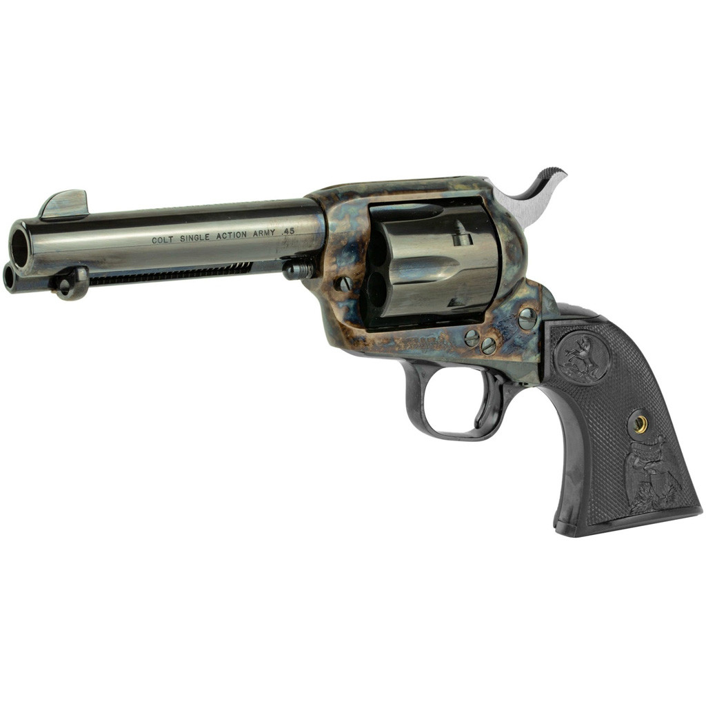 Colt Single Action Army .45 ガス式リボルバー Colt SA Army Revolver 45 Colt 4.75 in. Colored Case Blued 6 rd