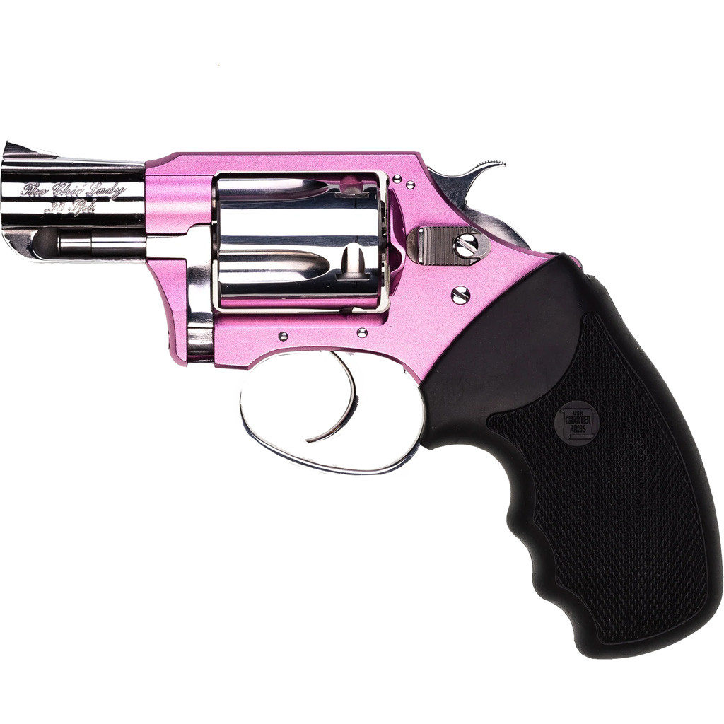 Charter Arms Chic Lady Revolver 38 Spl. Pink/Hi-Polish Full Grip 2