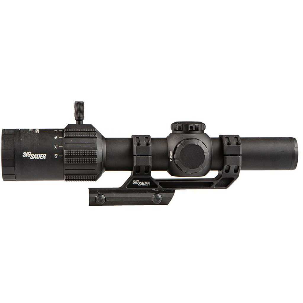 SIG SAUER TANGO-MSR sfp bdc6 レティクル 実物 Sig Sauer TANGO-MSR 1-6x24mm Illuminated Red MSR BDC6 Reticle