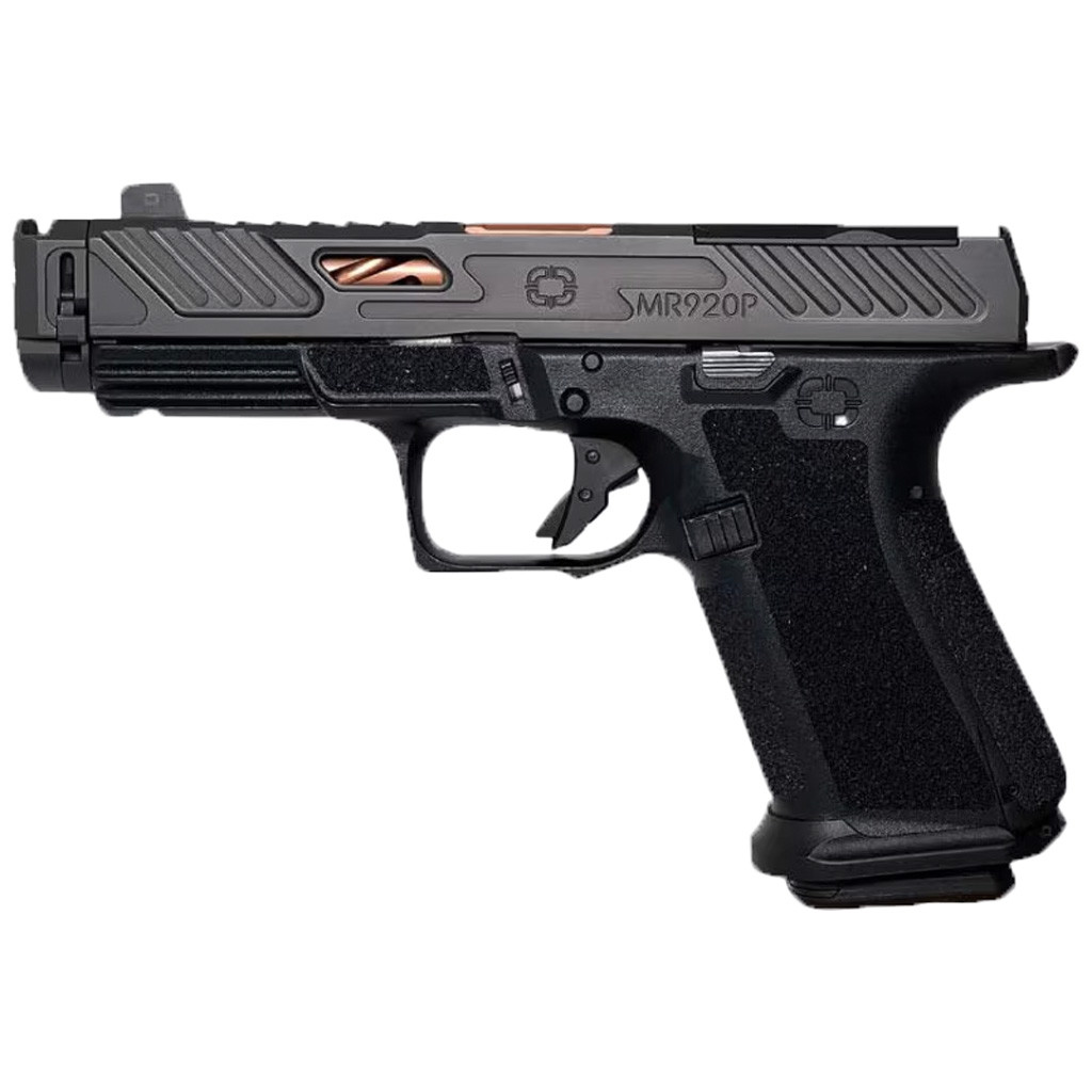 Shadow Systems MR920P Elite Slide Optic Pistol 9mm 4 in. Black