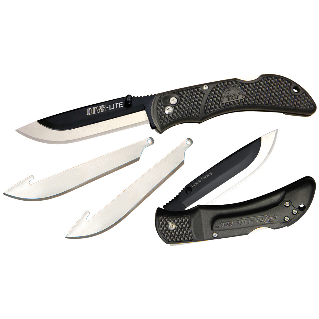 Outdoor Edge Onyx-Lite Knife Black - Freedom Armory