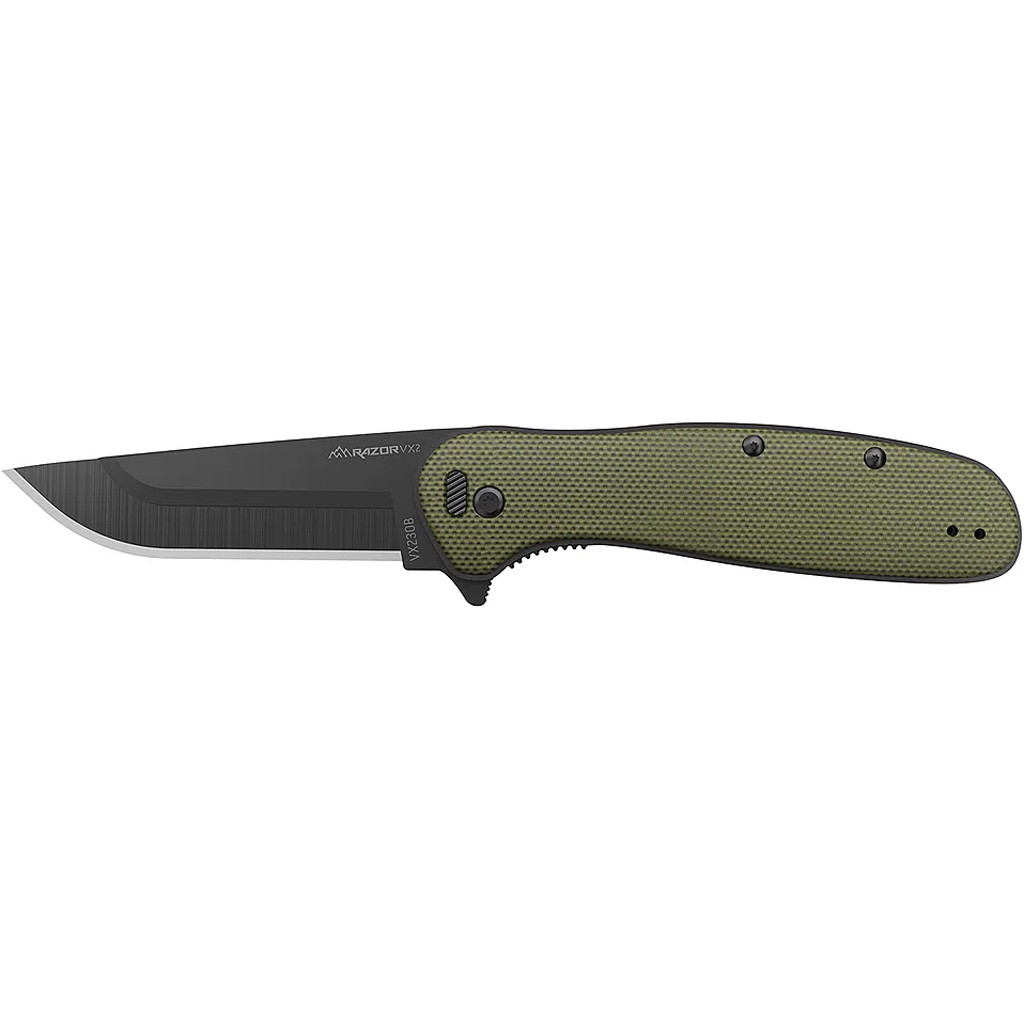 Outdoor Edge Razor Vx2 Green/Black, 3 Blades - Freedom Armory