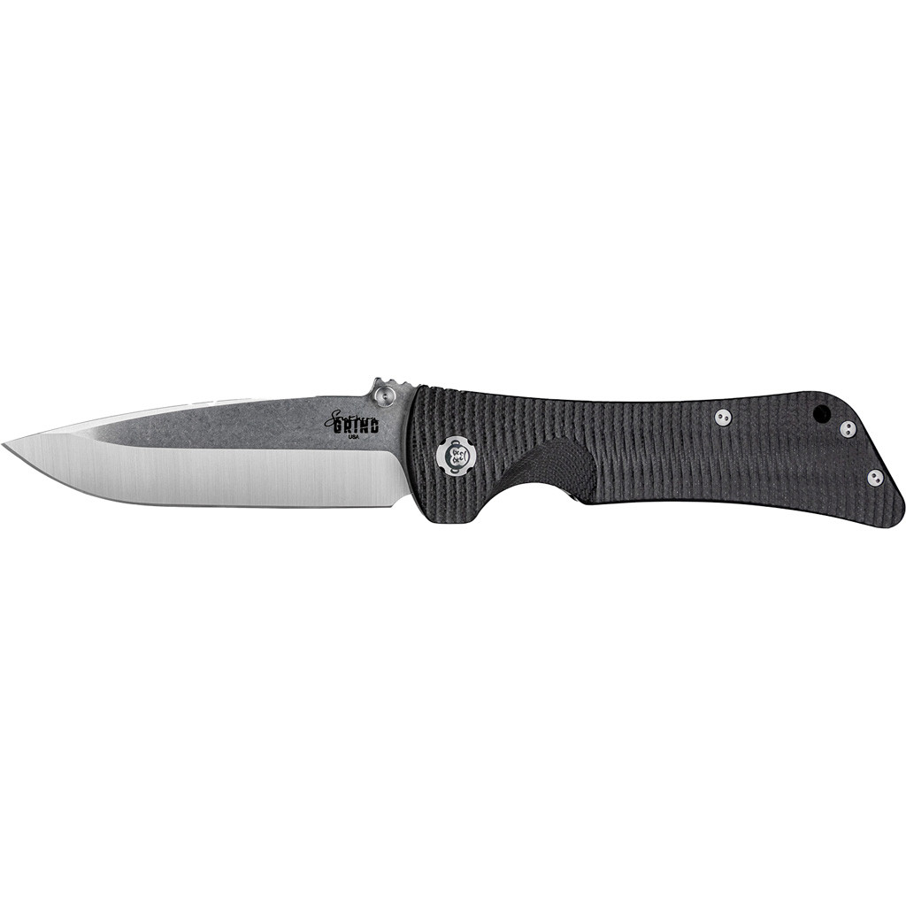 Southern Grind Bad Monkey Folding Knife 4 in. Drop Point w/Black