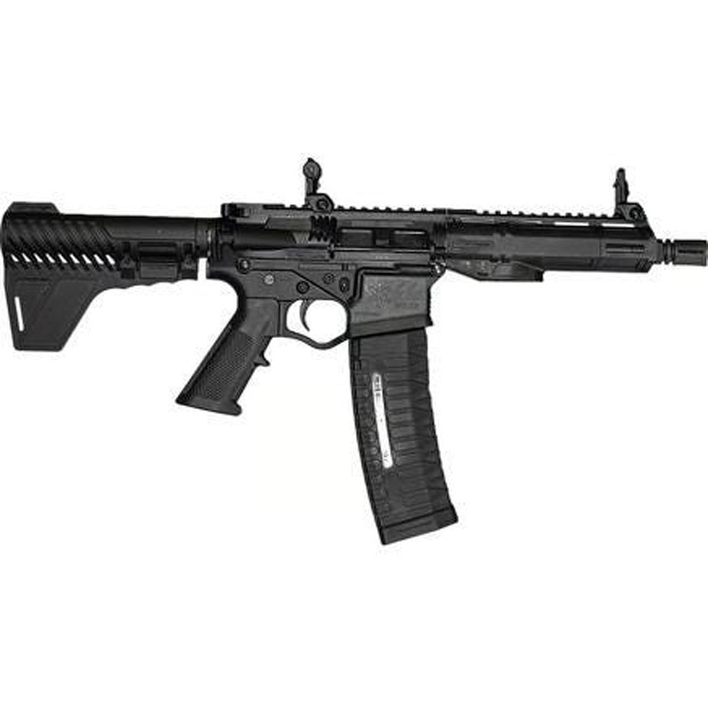 ATI Alpha Maxx 5.56 Pistol 5.56 7.5 in. Black w/ Fin Brace 60 rd