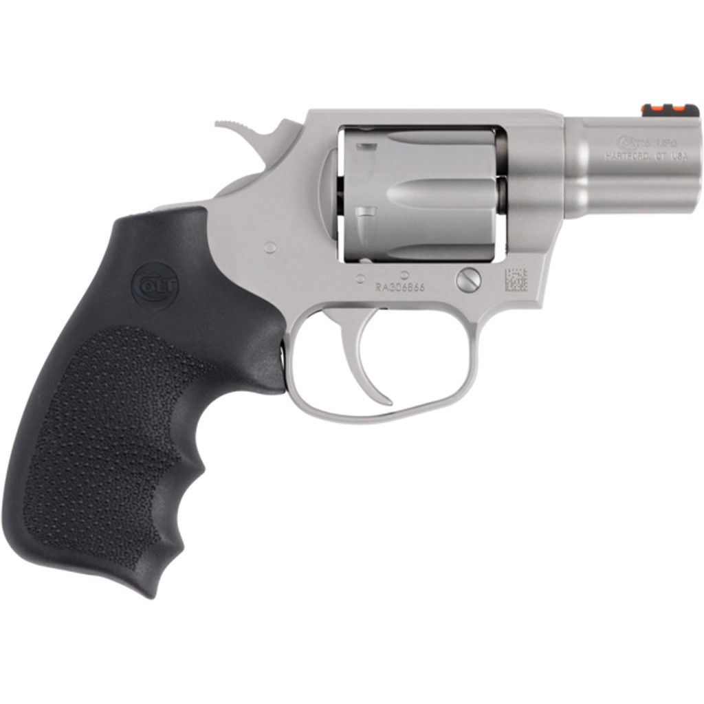 Colt Cobra Revolver 38 SPL 2 in. Stainless w/ Hogue Grip 6 rd