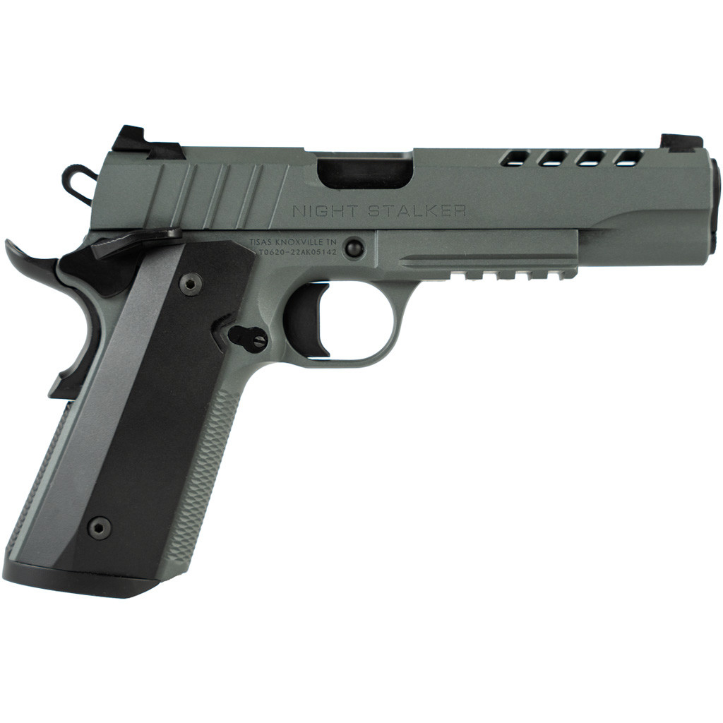 SDS Tisas Night Stalker Pistol 45 ACP 5 in. Grey Cerakote 8 rd