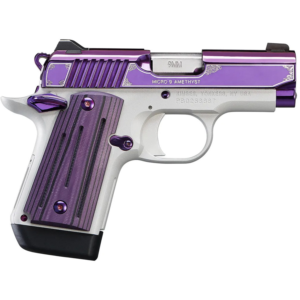 Kimber Micro Amethyst Pistol 380 ACP 2.75 in. Amethyst Purple 7 rd