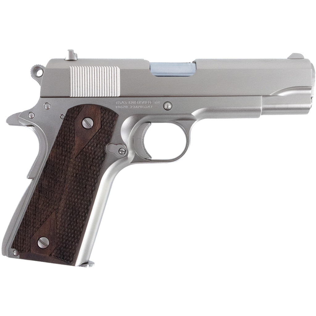 SDS 1911A1 TC 45M Pistol 45 ACP 4.25 in. Nickle 7 rd. - Freedom Armory