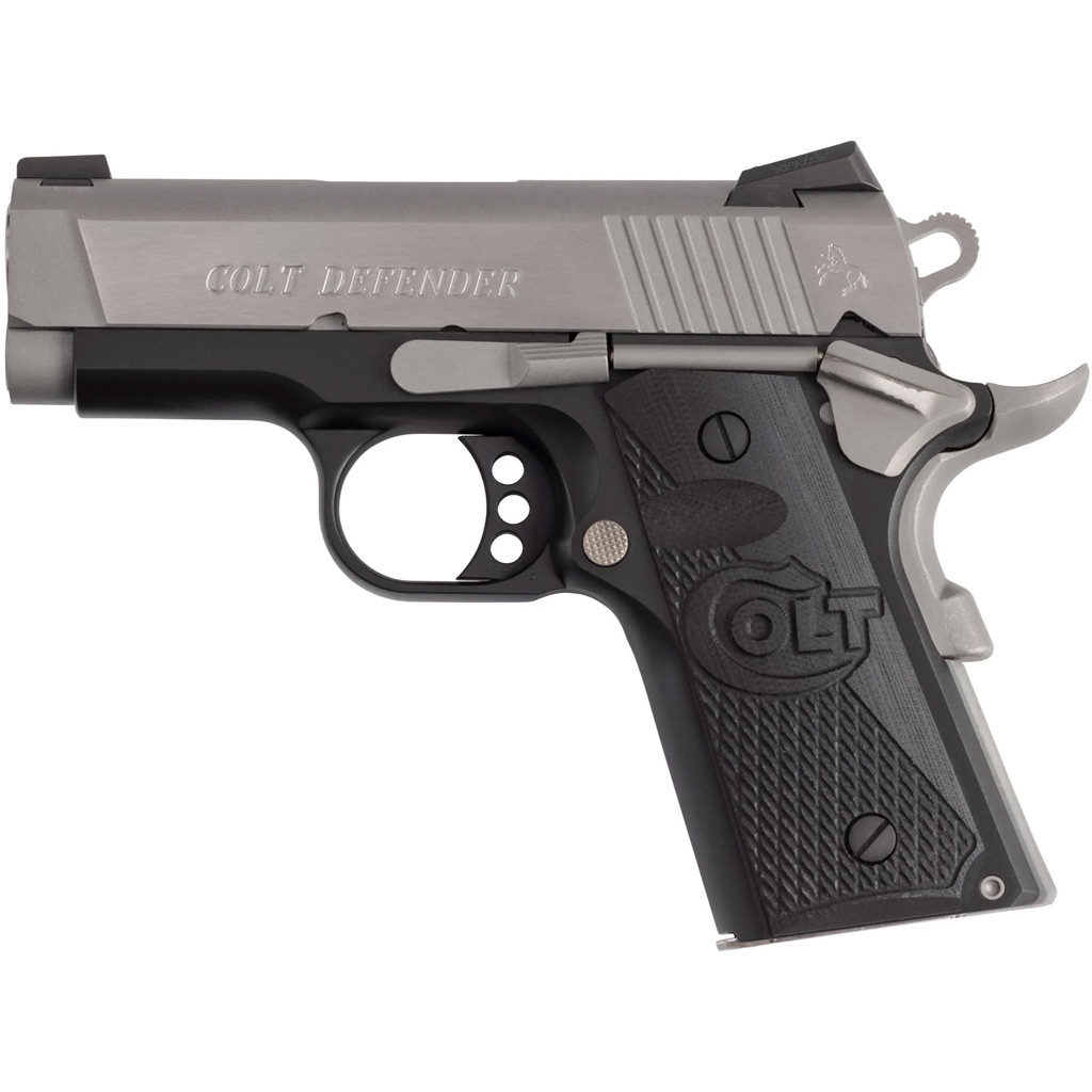 T*u様 SCW エアガン　COLT DEFENDER LIMITED EDIT Colt 1911 Defender Pistol 45 ACP 3 in. Cerakote Titanium/Stainless