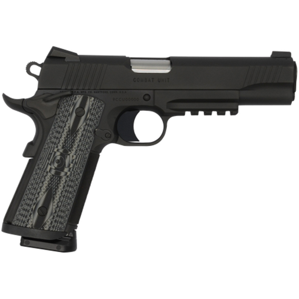 Colt 1911 CCU Rail Pistol 9mm 5 in. Matte Black DLC 9 rd