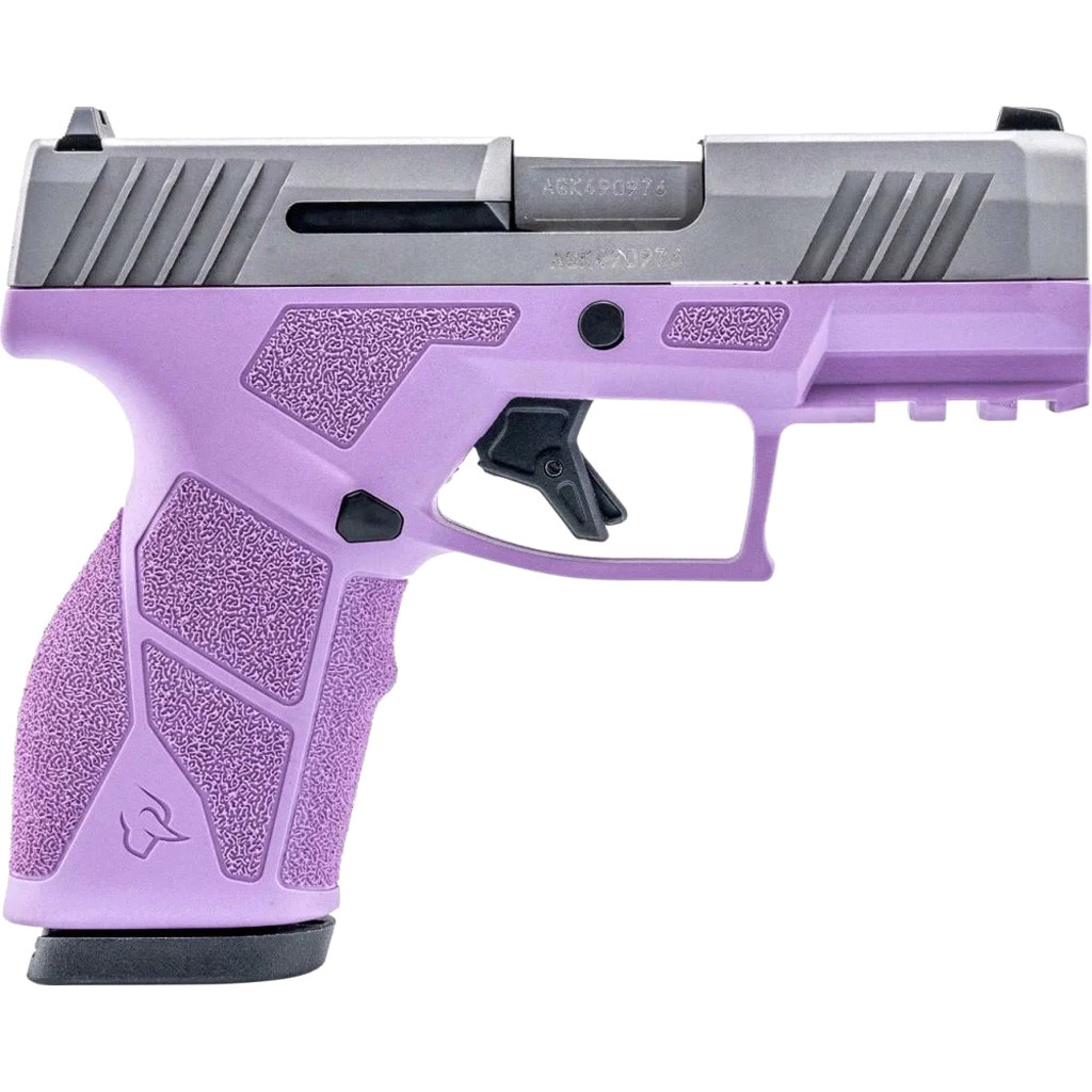 Taurus GX2 Pistol 9mm 3.38 in. Light Purple Frame/SS Slide 13 rd