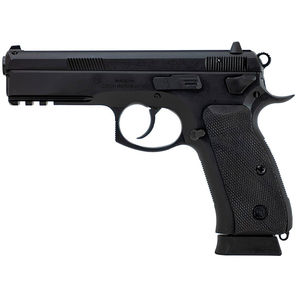 Cz 75 ガスガン ブラック CZ 75 S01 Tactical Pistol 9mm 4.6 in. Black 10 rd. - Freedom Armory