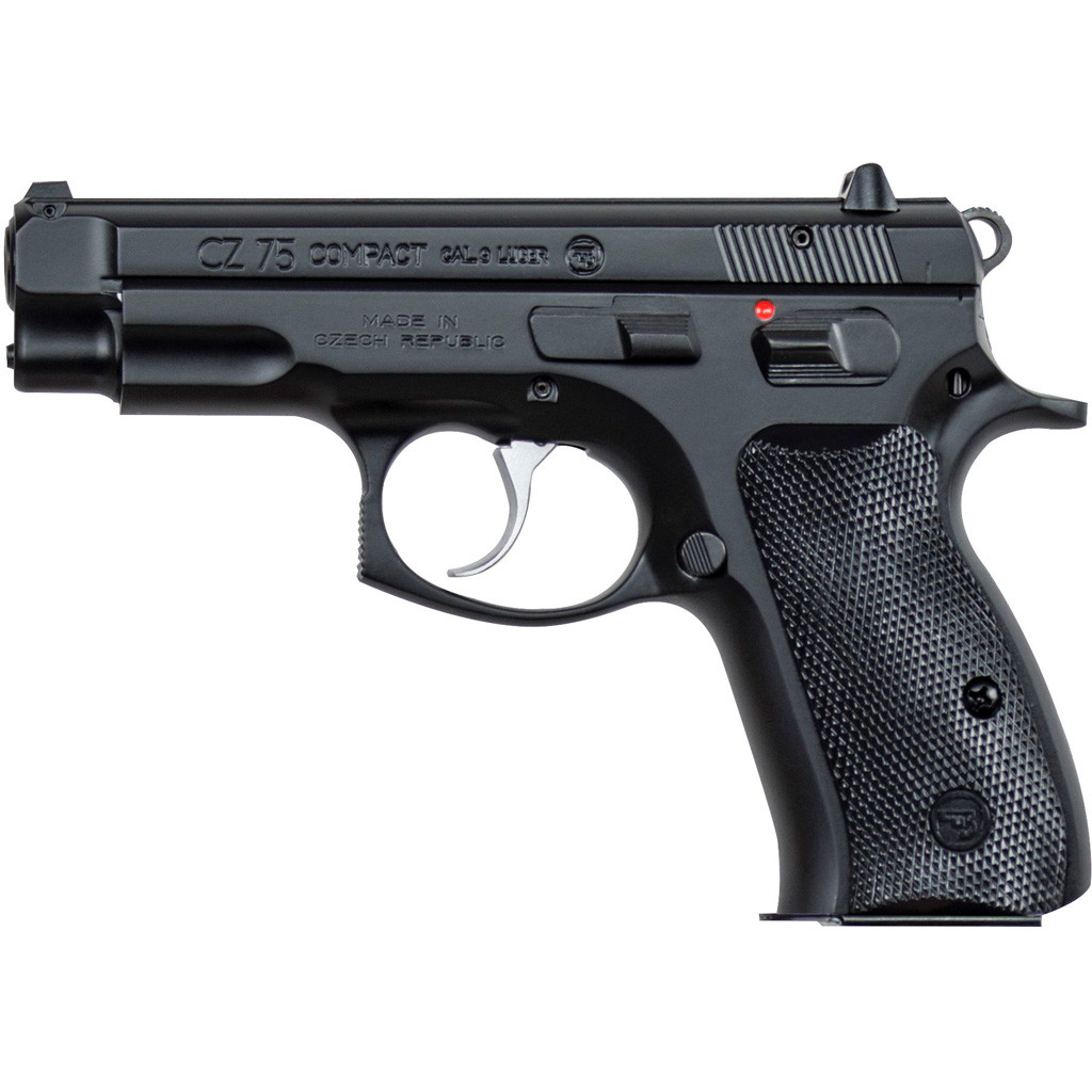 CZ 75 Compact Pistol 9mm 3.75 in. Black 10+1 rd. CA - Freedom Armory