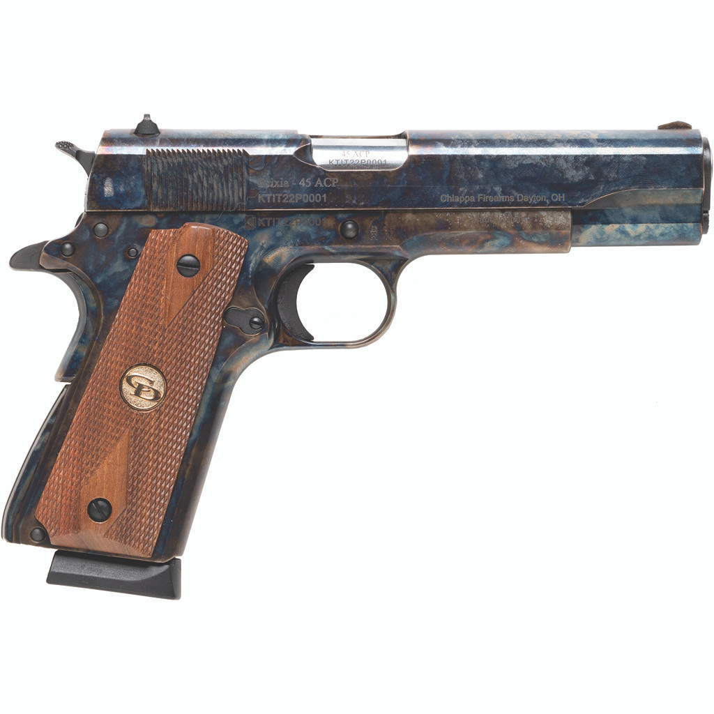 □ライド・オン・キャメル□１９１１年・英国輸出◇紋章入り◇１３◇コバルトブルー◇ Charles Daly 1911 Field Pistol 45 ACP 5 in. Case Hardened Color 8