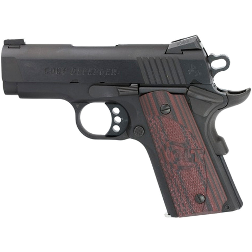 Colt 1911 Defender Pistol 9mm 3 in. Anodize / Blued 7 rd
