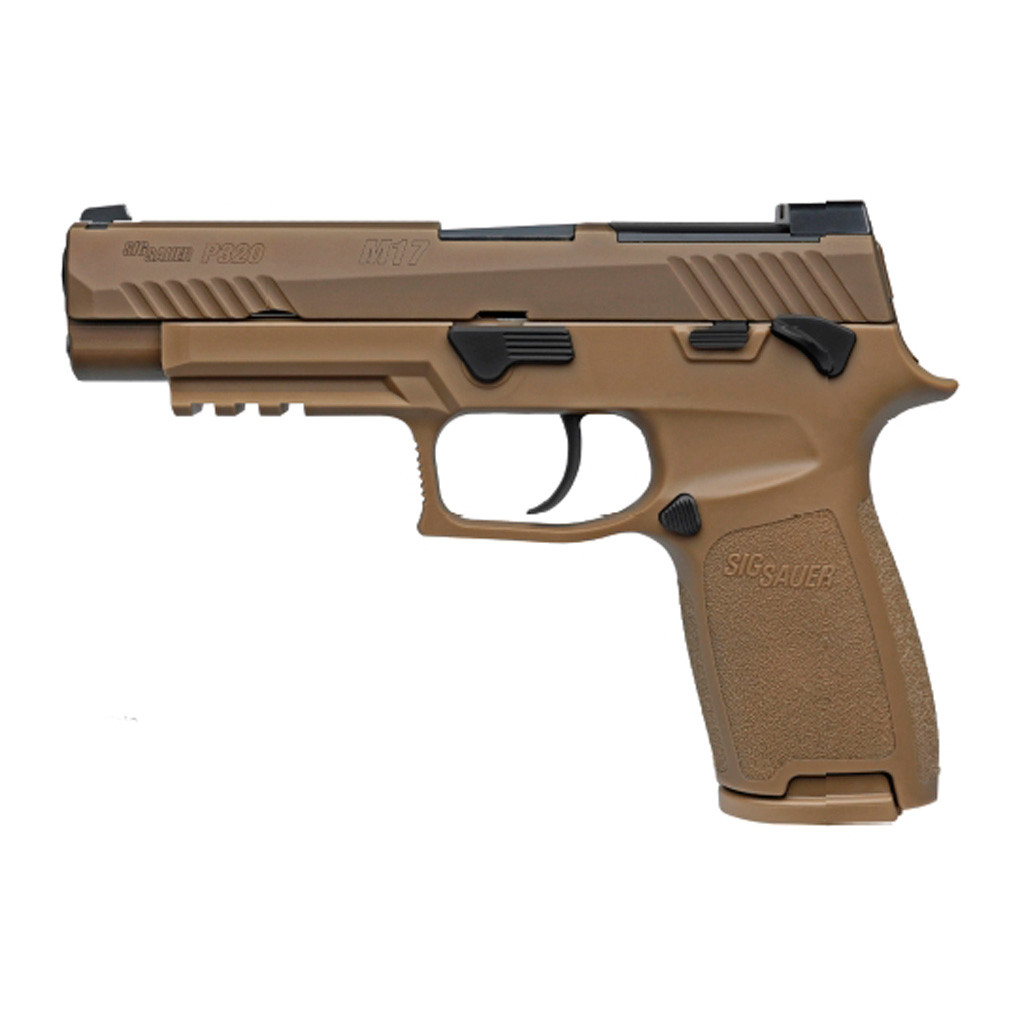 SIGSAUER製　実物純正P320/M17/M18用マガジン　中古品 SIG P320 M17 Pistol 9mm 4.7 in. Coyote Safety 10+1 - Freedom Armory