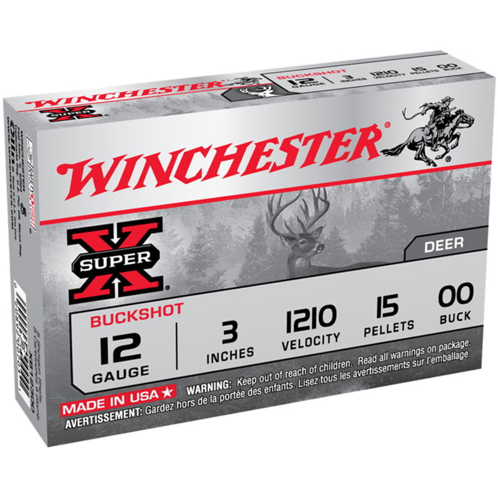 Winchester Super X Load 12 ga. 3 in. Buckshot 00 15 rd. - Freedom