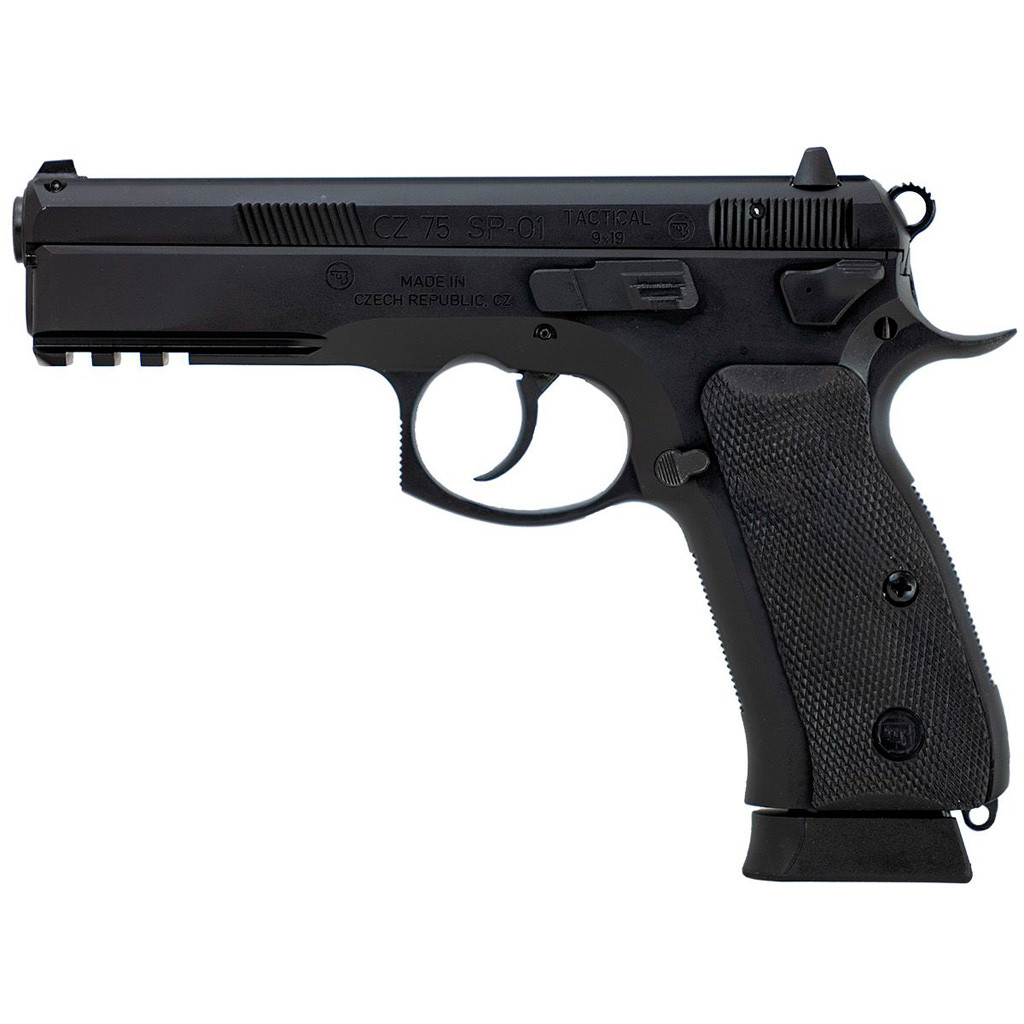 CZ 75 S01 Tactical Pistol 9mm 4.6 in. Black 19 rd. - Freedom Armory